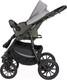 Миниатюра изображения товара Детская универсальная коляска Alis Alvaro F 3 в 1 (Al 10, темно-серый/светло-серый/шалфей кожа)