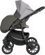 Миниатюра изображения товара Детская универсальная коляска Alis Alvaro F 3 в 1 (Al 10, темно-серый/светло-серый/шалфей кожа)