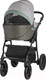 Миниатюра изображения товара Детская универсальная коляска Alis Alvaro F 3 в 1 (Al 10, темно-серый/светло-серый/шалфей кожа)