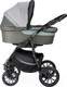 Миниатюра изображения товара Детская универсальная коляска Alis Alvaro F 3 в 1 (Al 10, темно-серый/светло-серый/шалфей кожа)