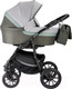 Миниатюра изображения товара Детская универсальная коляска Alis Alvaro F 3 в 1 (Al 10, темно-серый/светло-серый/шалфей кожа)