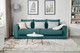 Миниатюра изображения товара Диван Mio Tesoro Модена 331.01 (бирюзовый 1480)