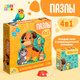 Миниатюра изображения товара Развивающая игра Puzzle Time Домашние животные 4 в 1 / 10262597