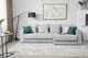 Миниатюра изображения товара Диван угловой Mio Tesoro Модена 331.03 (светло-серый 1064)