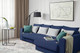 Миниатюра изображения товара Диван угловой Mio Tesoro Модена 331.03 (синий 1476)