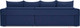 Миниатюра изображения товара Диван угловой Mio Tesoro Модена 331.03 (синий 1476)