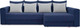 Миниатюра изображения товара Диван угловой Mio Tesoro Модена 331.03 (синий 1476)