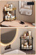 Миниатюра изображения товара Этажерка Happy Home HH-035B (черный/золото)