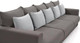 Миниатюра изображения товара Диван Mio Tesoro Модена 331.04 (серый 1479)