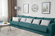 Миниатюра изображения товара Диван Mio Tesoro Модена 331.04 (бирюзовый 1480)