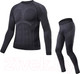 Миниатюра изображения товара Комплект термобелья Santic WM8N002 (XL-XXL, серый/черный)