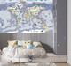 Миниатюра изображения товара Фотообои листовые Citydecor Детская Карта мира 340 (300x150см)