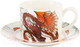 Миниатюра изображения товара Чашка с блюдцем Gipfel Dragon 42944 (белый)