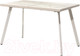 Миниатюра изображения товара Обеденный стол Millwood Ванкувер 120-152x70x75 (дуб белый Craft/металл белый)