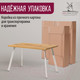 Миниатюра изображения товара Обеденный стол Millwood Ванкувер 120-152x70x75 (дуб золотой Craft/металл белый)