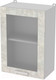 Миниатюра изображения товара Шкаф навесной для кухни Интерлиния Компо ВШ50ст-720-1дв (бетон лайт)