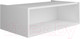 Миниатюра изображения товара Тумба под умывальник ЗОВ Кито-2 / 2K80LW0MRMC-LDSPW (белый/тростник)