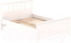 Миниатюра изображения товара Полуторная кровать Mio Tesoro Сага 140x200 2.08.04.060.1 (белый)