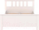 Миниатюра изображения товара Полуторная кровать Mio Tesoro Сага 140x200 2.08.04.060.1 (белый)