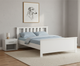 Миниатюра изображения товара Двуспальная кровать Mio Tesoro Сага 160x200 2.08.04.070.1 (белый)