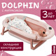 Миниатюра изображения товара Ванночка детская NINO Dolphin BBT061 (оранжевый)
