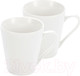 Миниатюра изображения товара Набор кружек Gipfel Blanche 51034 (2шт, белый)