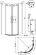 Миниатюра изображения товара Душевой уголок Grossman Classic 90x90x195 / 301.K33.04.9090.21.00 (черный матовый/прозрачное стекло)
