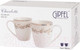 Миниатюра изображения товара Набор кружек Gipfel Charlotte 51567 (2шт, белый/красный)
