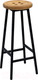 Миниатюра изображения товара Табурет барный Stal-Massiv Button-65 (дуб натуральный/черный)
