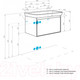 Миниатюра изображения товара Тумба под умывальник Акватон Либерти 70 (1A279801LYC70)
