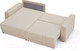 Миниатюра изображения товара Диван угловой Mio Tesoro Таун 264 1.5ек-1.5пф (1368 бежевый)