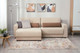 Миниатюра изображения товара Диван угловой Mio Tesoro Таун 264 1.5ек-1.5пф (1368 бежевый)