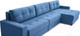 Миниатюра изображения товара Диван угловой Mio Tesoro Манчестер 292 1.5ек-1.5ек-1.5пф (840 синий)