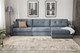 Миниатюра изображения товара Диван угловой Mio Tesoro Манчестер 292 1.5ек-1.5ек-1.5пф (968 серый)