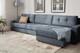 Миниатюра изображения товара Диван угловой Mio Tesoro Манчестер 292 1.5ек-1.5ек-1.5пф (968 серый)