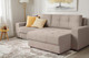 Миниатюра изображения товара Диван угловой Mio Tesoro Манчестер 292 1.5ек-1.5пф (1101 бежевый)