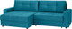Миниатюра изображения товара Диван угловой Mio Tesoro Манчестер 292 1.5ек-1.5пф (1102 аквамарин)