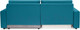 Миниатюра изображения товара Диван угловой Mio Tesoro Манчестер 292 1.5ек-1.5пф (1102 аквамарин)