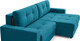 Миниатюра изображения товара Диван угловой Mio Tesoro Манчестер 292 1.5ек-1.5пф (1102 аквамарин)