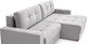 Миниатюра изображения товара Диван угловой Mio Tesoro Манчестер 292 1.5ек-1.5пф (841 светло-серый)