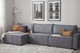 Миниатюра изображения товара Диван угловой Mio Tesoro Дюссельдорф 293 1.5ек-1.5ек-1.5пф (1173 Savanna Plus Grafit)