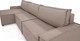 Миниатюра изображения товара Диван угловой Mio Tesoro Дюссельдорф 293 1.5ек-1.5ек-1.5пф (1176 Savanna Plus Mocca)