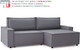Миниатюра изображения товара Диван угловой Mio Tesoro Дюссельдорф 293 1.5ек-1.5пф (1173 Savanna Plus Grafit)