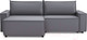 Миниатюра изображения товара Диван угловой Mio Tesoro Дюссельдорф 293 1.5ек-1.5пф (1173 Savanna Plus Grafit)