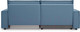 Миниатюра изображения товара Диван угловой Mio Tesoro Дюссельдорф 293 1.5ек-1.5пф (1175 Savanna Plus Blue)