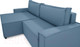 Миниатюра изображения товара Диван угловой Mio Tesoro Дюссельдорф 293 1.5ек-1.5пф (1175 Savanna Plus Blue)