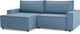 Миниатюра изображения товара Диван угловой Mio Tesoro Дюссельдорф 293 1.5ек-1.5пф (1175 Savanna Plus Blue)