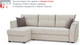 Миниатюра изображения товара Диван угловой Mio Tesoro Камил 484 (левый, 1092 бежевый)