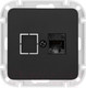Миниатюра изображения товара Розетка Bylectrica РК18-6511 (карбон)