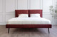 Миниатюра изображения товара Двуспальная кровать ДСВ Сильвия 1.6 (бордо)